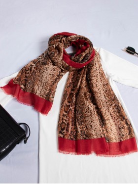 Fashion Snake Skin Print Fashion Scarf